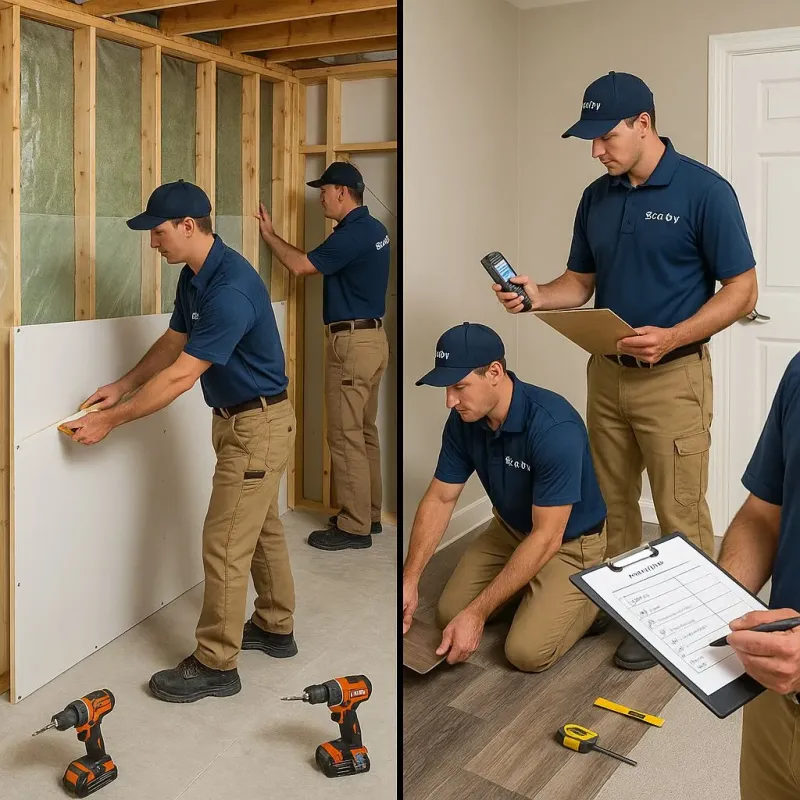 Repairs and Reconstruction process in Glencoe, AL